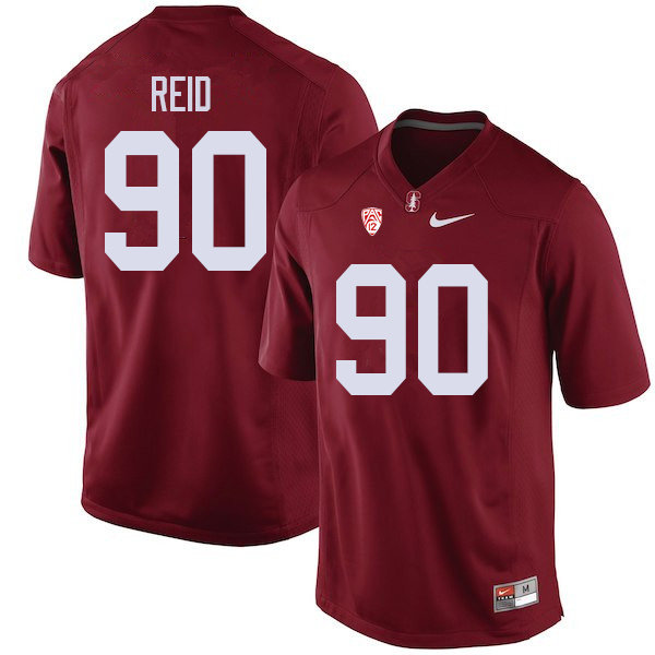 Men #90 Gabe Reid Stanford Cardinal College Football Jerseys Sale-Cardinal